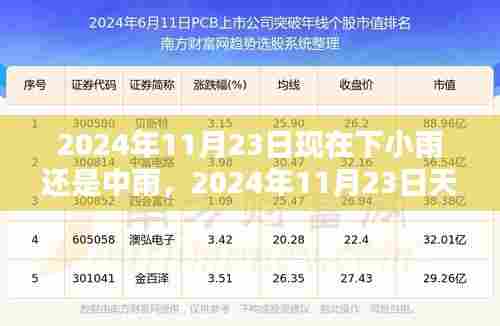 2024年11月23日雨情解析,小雨还是中雨?