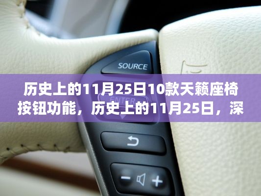 历史上的11月25日,天籁座椅按钮功能深度评测与十款佳作盘点