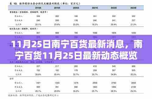 南宁百货最新动态概览,11月25日消息一览