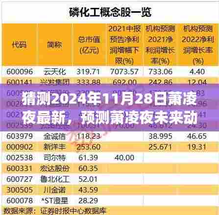 独家预测，萧凌夜未来动向揭秘，2024年11月28日的探索之旅揭秘