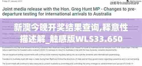 新澳今晚开奖结果查询,释意性描述解_触感版WLS33.650