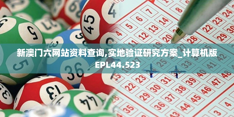 新澳门六网站资料查询,实地验证研究方案_计算机版EPL44.523