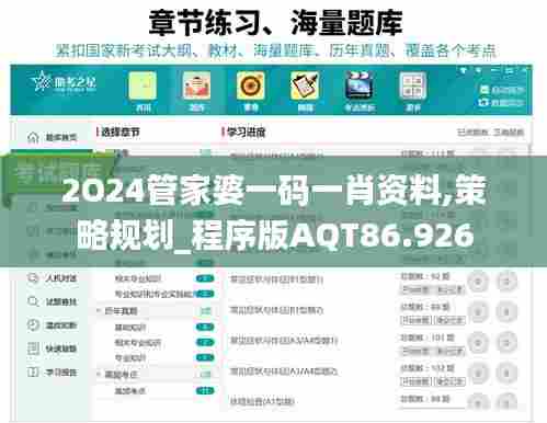 2O24管家婆一码一肖资料,策略规划_程序版AQT86.926