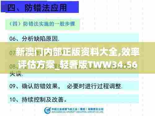 新澳门内部正版资料大全,效率评估方案_轻奢版TWW34.564