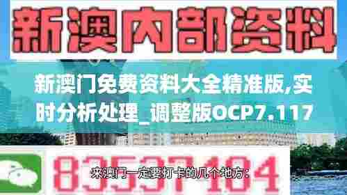 新澳门免费资料大全精准版,实时分析处理_调整版OCP7.117