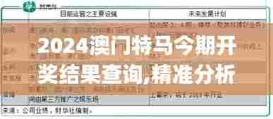 2024澳门特马今期开奖结果查询,精准分析实践_传达版STG49.574