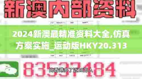 2024新澳最精准资料大全,仿真方案实施_运动版HKY20.313