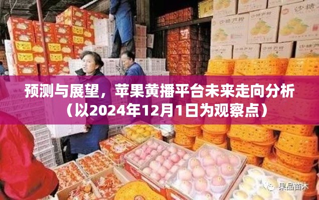 苹果黄播平台未来走向预测与展望,以2024年观察为视角