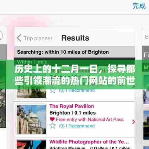 十二月一日的历史潮流引领者，热门网站的前世今生探寻