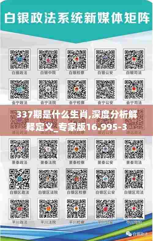 337期是什么生肖,深度分析解释定义_专家版16.995-3