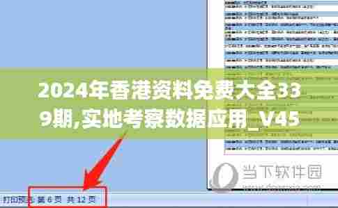2024年香港资料免费大全339期,实地考察数据应用_V45.399-9