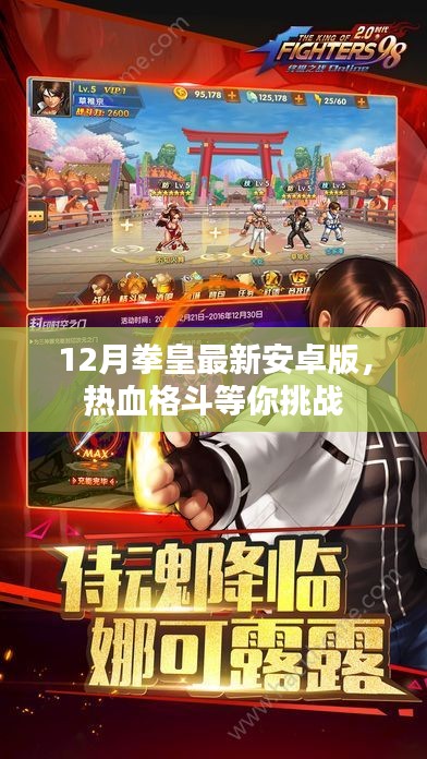 热血拳皇最新安卓版,挑战你的格斗极限