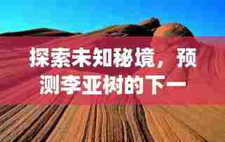 李亚树的下一站自然之旅,心灵深处的宁静秘境探索