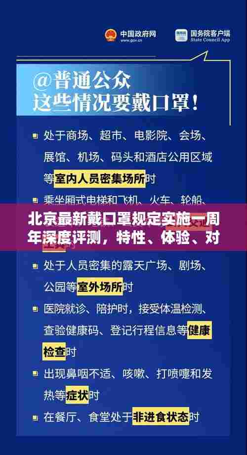 北京最新戴口罩规定实施一周年深度解析，特性、体验、对比与反思