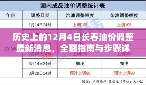 历史上的油价调整日,长春油价调整最新消息详解与全面指南(12月4日)