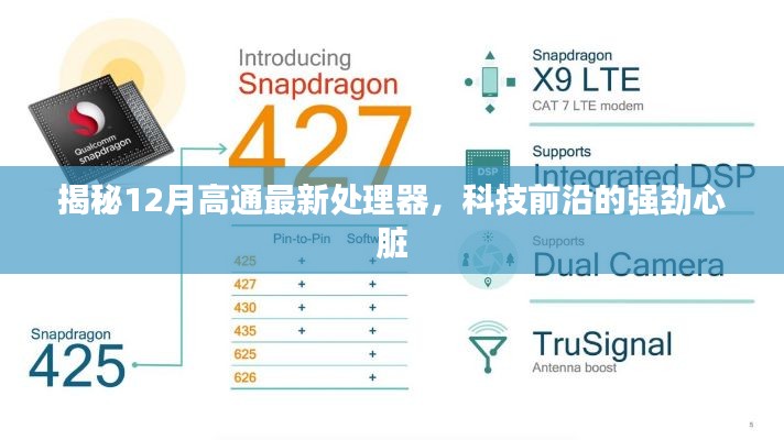 揭秘,高通最新处理器领跑科技前沿,强劲心脏亮相十二月