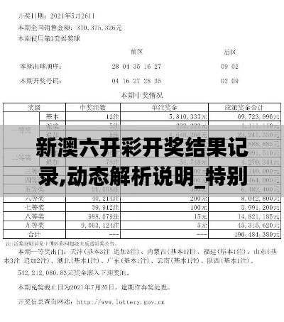 新澳六开彩开奖结果记录,动态解析说明_特别版5.446