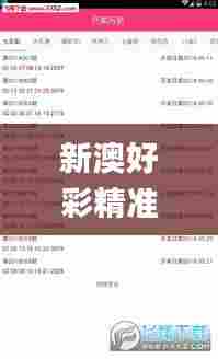 新澳好彩精准资料大全免费,全面分析说明_Prime9.247