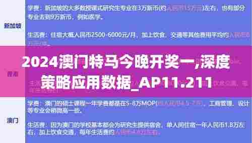 2024澳门特马今晚开奖一,深度策略应用数据_AP11.211