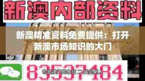 新澳精准资料免费提供:打开新澳市场知识的大门