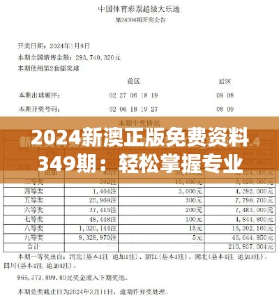 2024新澳正版免费资料349期:轻松掌握专业领域的最新动态