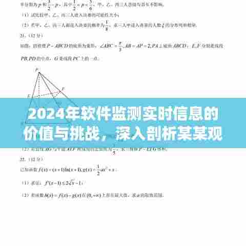 深入剖析，2024年软件监测实时信息的价值与挑战——以某某观点为中心