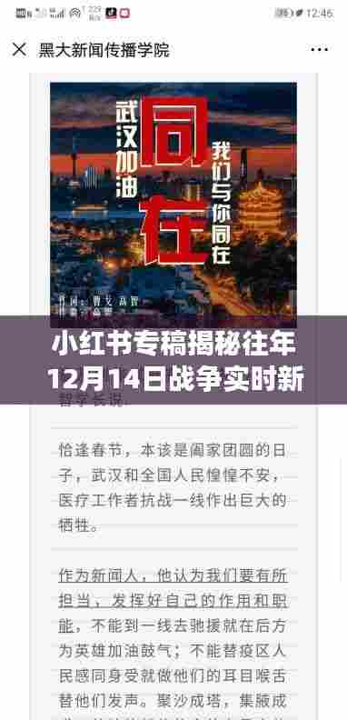 小红书专稿揭秘,揭秘往年战争实时新闻背后的故事(十二月十四日篇)