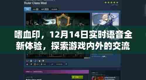 嗜血印12月14日实时语音升级,游戏内外交流魅力全新探索