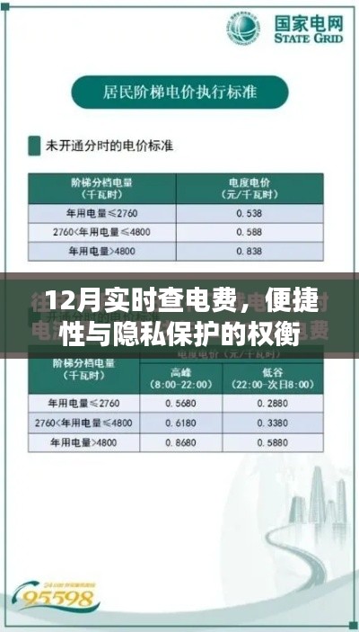 12月电费实时查询,便捷性与隐私保护的平衡点
