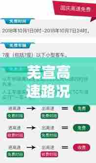 芜宣高速实时路况展望与未来交通动态预测直播(附日期)