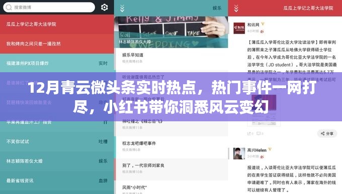 小红书带你洞悉风云变幻,十二月青云微头条热点事件一网打尽