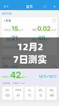 实时环境温度监测应用，12月27日体验报告