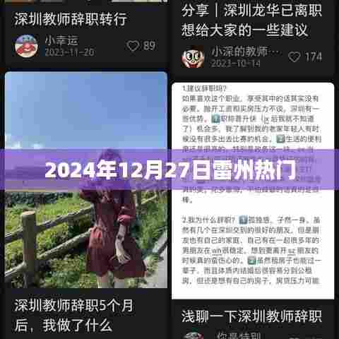 雷州热点速递，2024年12月27日时事关注