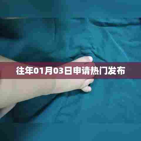 历年元旦后热门发布回顾,01月03日申请亮点