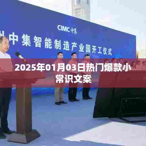 2025年1月3日爆款小常识揭秘