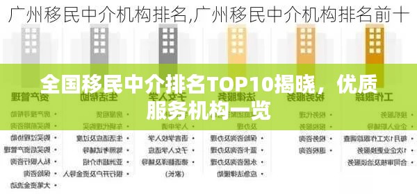 全国移民中介排名TOP10揭晓,优质服务机构一览