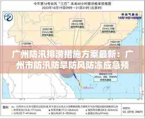 广州防汛排涝措施方案最新:广州市防汛防旱防风防冻应急预案