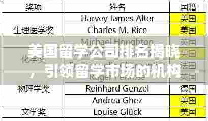 美国留学公司排名揭晓,引领留学市场的机构深度解析