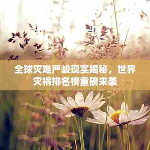 全球灾难严峻现实揭秘，世界灾祸排名榜重磅来袭