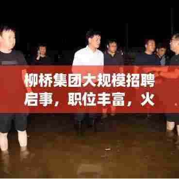 柳桥集团大规模招聘启事,职位丰富,火速报名!
